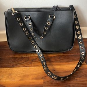 Zara Faux Leather Laptop Bag